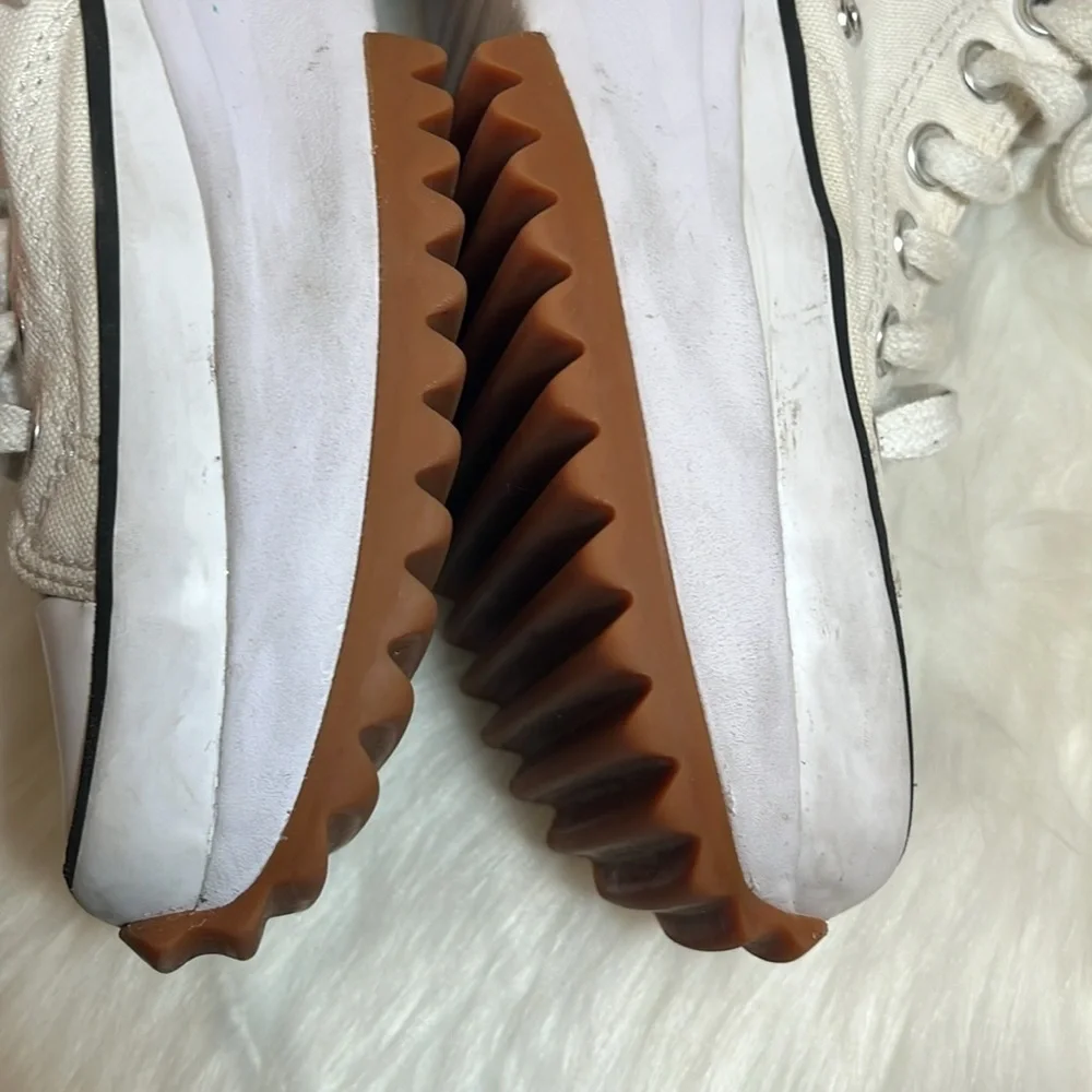Converse White Run Star Hike Hi Platform Sneakers - Picture 7 of 16